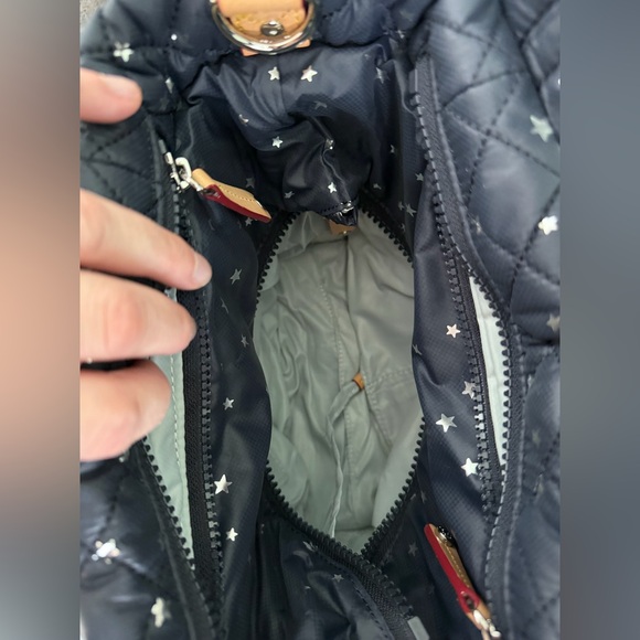 EEUC MZ Wallace Dawn with Silver Stars Mini Metro Tote Deluxe - Picture 6 of 11